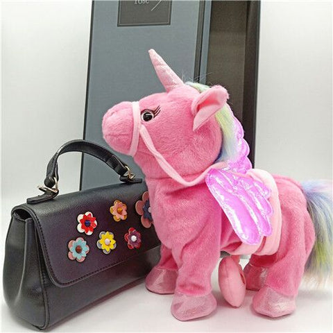 Electric Walking & Talking Unicorn Plush Toy